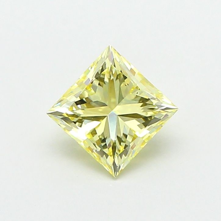 Loose Diamond - PRINCESS 1.0ct Fancy Yellow VS2: Loose Diamond - PRINCESS 1.0ct Fancy Yellow VS2 Source: This is a real non-mined Diamond that has been grown in a lab Shape: PRINCESS Carats: 1.0 Color: Fancy Yellow Certification: IGI Video:
