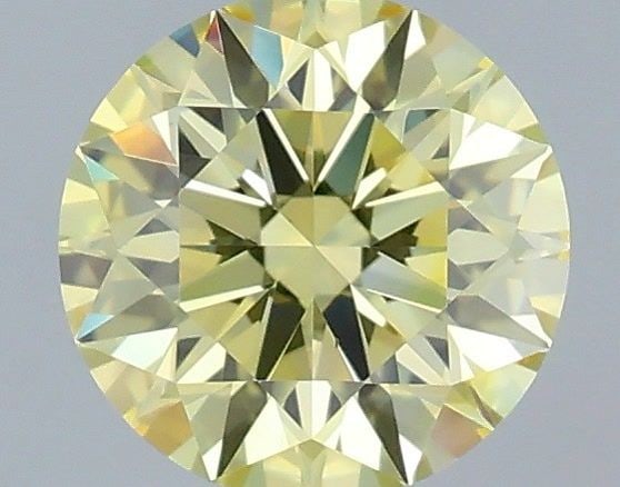 Ideal Loose Diamond - ROUND 0.52ct Fancy Yellow VS1: Ideal Loose Diamond - ROUND 0.52ct Fancy Yellow VS1 Source: This is a real non-mined Diamond that has been grown in a lab Shape: ROUND Carats: 0.52 Color: Fancy Yellow Certification: IGI Video:
