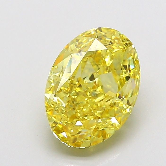 Loose Diamond - OVAL 3.51ct Fancy Vivid Yellow VS2: Loose Diamond - OVAL 3.51ct Fancy Vivid Yellow VS2 Source: This is a real non-mined Diamond that has been grown in a lab Shape: OVAL Carats: 3.51 Color: Fancy Vivid Yellow Certification: IGI Video: