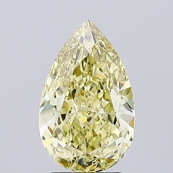 Loose Diamond - PEAR 2.57ct Fancy Yellow VS1: Loose Diamond - PEAR 2.57ct Fancy Yellow VS1 Source: This is a real non-mined Diamond that has been grown in a lab Shape: PEAR Carats: 2.57 Color: Fancy Yellow Certification: IGI Video: