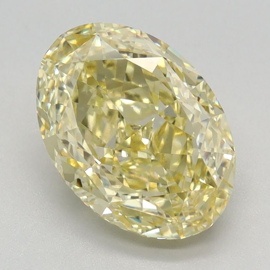 Loose Diamond - OVAL 2.65ct Fancy Intense Yellow VS1: Loose Diamond - OVAL 2.65ct Fancy Intense Yellow VS1 Source: This is a real non-mined Diamond that has been grown in a lab Shape: OVAL Carats: 2.65 Color: Fancy Intense Yellow Certification: IGI Video
