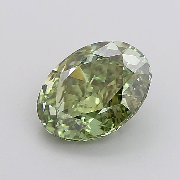 Loose Diamond - OVAL 2.22ct Fancy Vivid Green VS1: Loose Diamond - OVAL 2.22ct Fancy Vivid Green VS1 Source: This is a real non-mined Diamond that has been grown in a lab Shape: OVAL Carats: 2.22 Color: Fancy Vivid Green Certification: IGI Video: