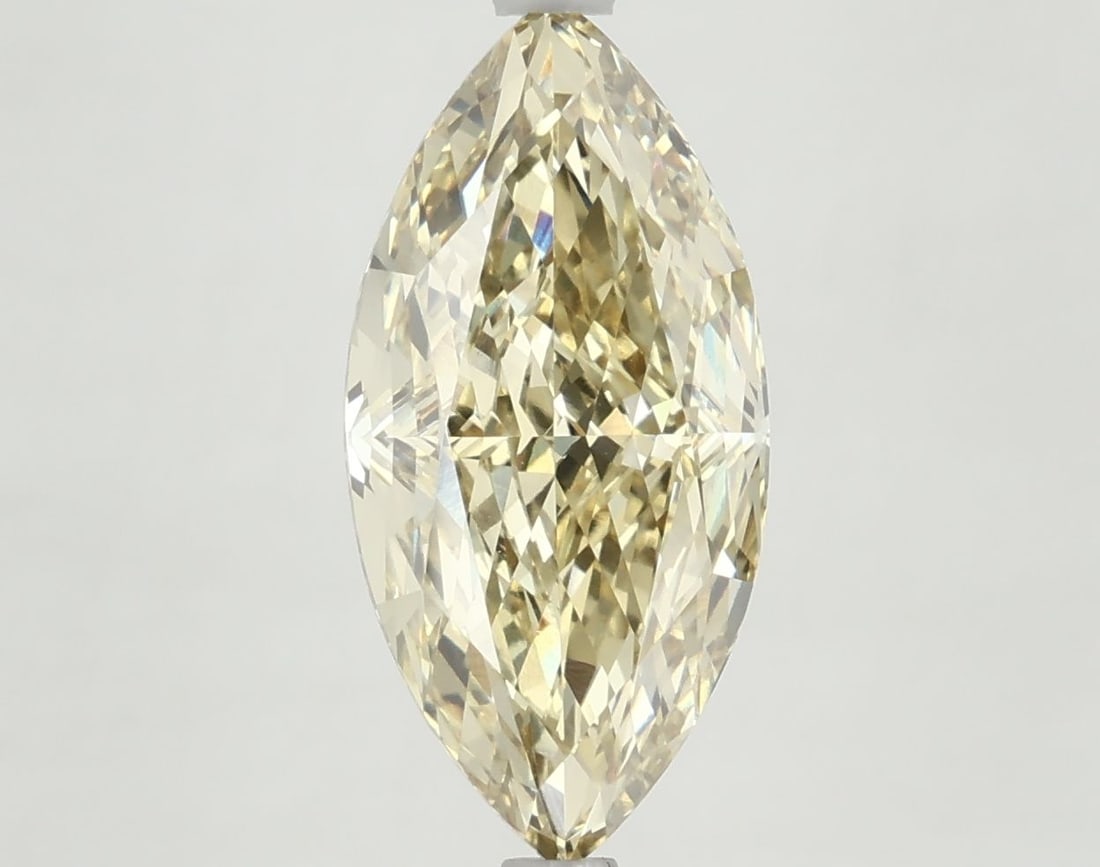 Loose Diamond - MARQUISE 4.59ct Fancy Vivid Yellow VVS2: Loose Diamond - MARQUISE 4.59ct Fancy Vivid Yellow VVS2 Source: This is a real non-mined Diamond that has been grown in a lab Shape: MARQUISE Carats: 4.59 Color: Fancy Vivid Yellow Certification: NONE