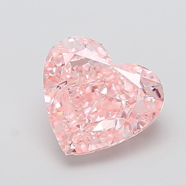 Loose Diamond - HEART 4.1ct Fancy Vivid Pink VS1: Loose Diamond - HEART 4.1ct Fancy Vivid Pink VS1 Source: This is a real non-mined Diamond that has been grown in a lab Shape: HEART Carats: 4.1 Color: Fancy Vivid Pink Certification: IGI Video:
