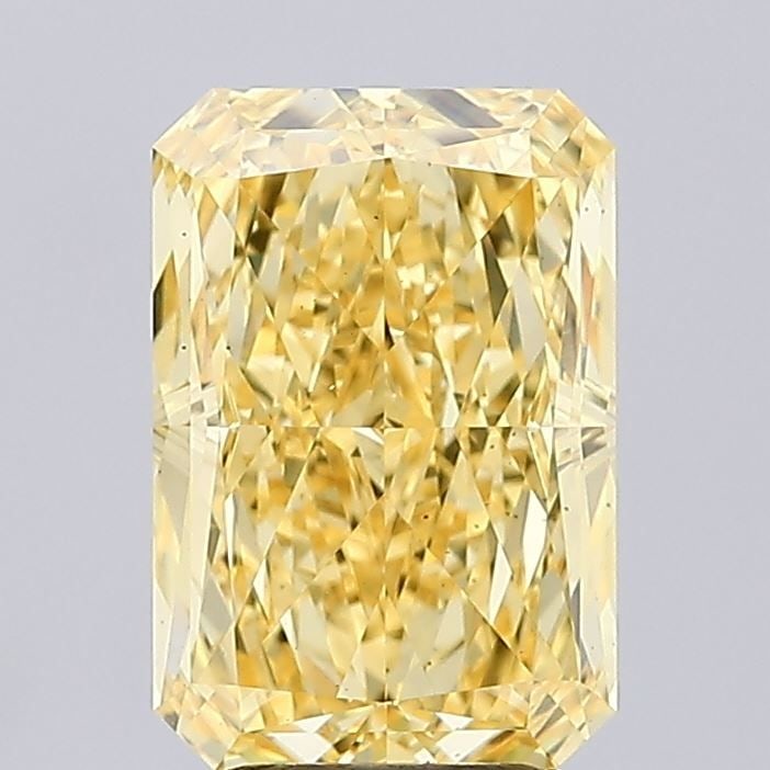 Loose Diamond - RADIANT 3.76ct Fancy Vivid Yellow VS1: Loose Diamond - RADIANT 3.76ct Fancy Vivid Yellow VS1 Source: This is a real non-mined Diamond that has been grown in a lab Shape: RADIANT Carats: 3.76 Color: Fancy Vivid Yellow Certification: IGI Vid