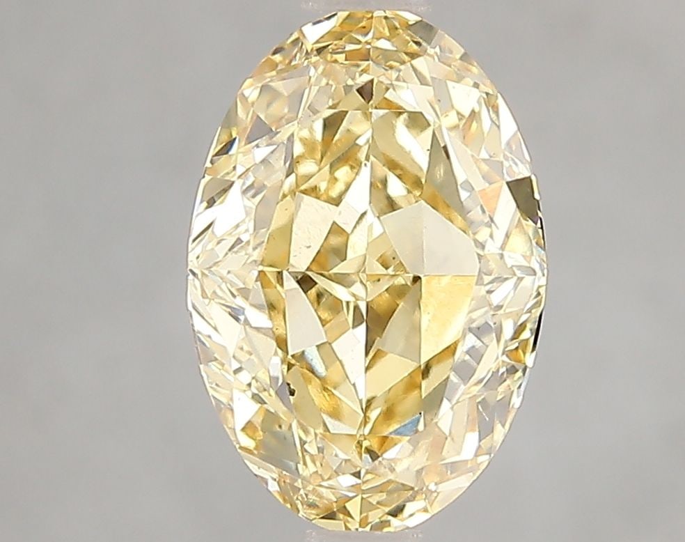 Loose Diamond - OVAL 3.02ct Fancy Intense Yellow VS2: Loose Diamond - OVAL 3.02ct Fancy Intense Yellow VS2 Source: This is a real non-mined Diamond that has been grown in a lab Shape: OVAL Carats: 3.02 Color: Fancy Intense Yellow Certification: IGI Video