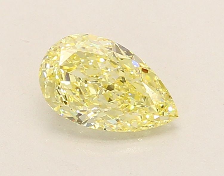 Loose Diamond - PEAR 1.01ct Fancy Intense Yellow VVS2: Loose Diamond - PEAR 1.01ct Fancy Intense Yellow VVS2 Source: This is a real non-mined Diamond that has been grown in a lab Shape: PEAR Carats: 1.01 Color: Fancy Intense Yellow Certification: IGI Vide