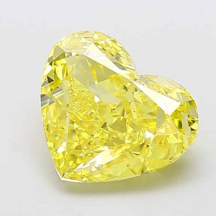 Loose Diamond - HEART 5.06ct Fancy Intense Yellow VS1: Loose Diamond - HEART 5.06ct Fancy Intense Yellow VS1 Source: This is a real non-mined Diamond that has been grown in a lab Shape: HEART Carats: 5.06 Color: Fancy Intense Yellow Certification: IGI Vid