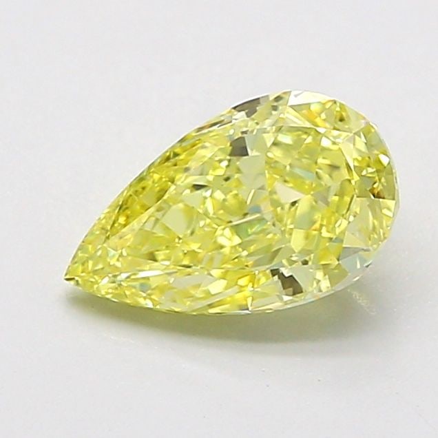 Loose Diamond - PEAR 1.04ct Fancy Intense Yellow VVS2: Loose Diamond - PEAR 1.04ct Fancy Intense Yellow VVS2 Source: This is a real non-mined Diamond that has been grown in a lab Shape: PEAR Carats: 1.04 Color: Fancy Intense Yellow Certification: IGI Vide