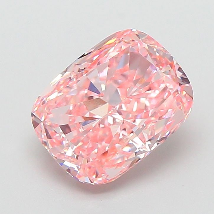 Loose Diamond - CUSHION MODIFIED 2.61ct Fancy Vivid Pink VVS2: Loose Diamond - CUSHION MODIFIED 2.61ct Fancy Vivid Pink VVS2 Source: This is a real non-mined Diamond that has been grown in a lab Shape: CUSHION MODIFIED Carats: 2.61 Color: Fancy Vivid Pink Certifi