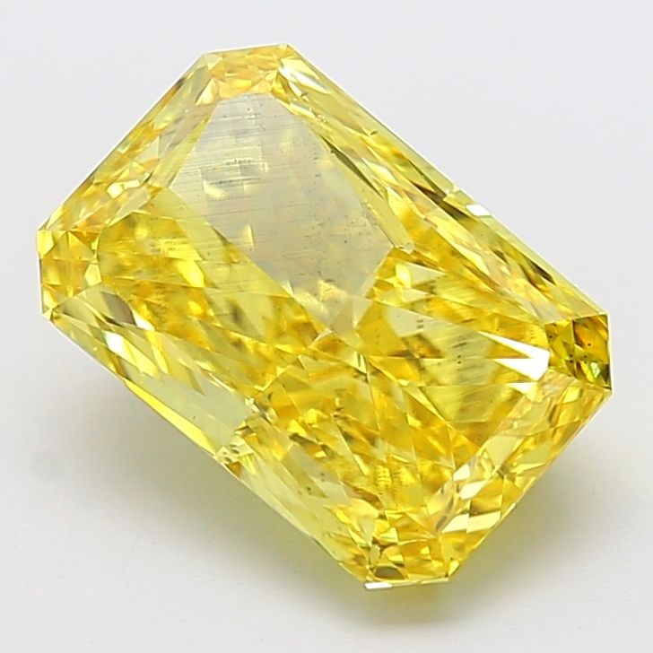 Loose Diamond - RADIANT 6.01ct Fancy Vivid Yellow SI1: Loose Diamond - RADIANT 6.01ct Fancy Vivid Yellow SI1 Source: This is a real non-mined Diamond that has been grown in a lab Shape: RADIANT Carats: 6.01 Color: Fancy Vivid Yellow Certification: IGI The
