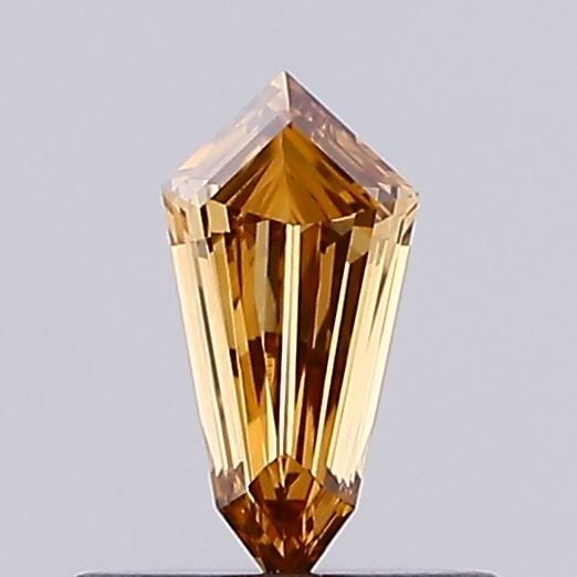 Loose Diamond - SHIELD 0.25ct Fancy Yellow Brown VVS1: Loose Diamond - SHIELD 0.25ct Fancy Yellow Brown VVS1 Source: This is a real non-mined Diamond that has been grown in a lab Shape: SHIELD Carats: 0.25 Color: Fancy Yellow Brown Certification: IGI Vide