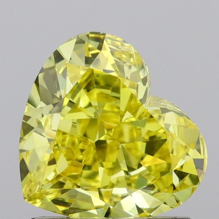Loose Diamond - HEART 1.5ct Fancy Intense Yellow VS1: Loose Diamond - HEART 1.5ct Fancy Intense Yellow VS1 Source: This is a real non-mined Diamond that has been grown in a lab Shape: HEART Carats: 1.5 Color: Fancy Intense Yellow Certification: IGI The D