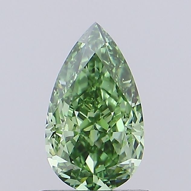 Loose Diamond - PEAR 1.02ct Fancy Vivid Green VS1: Loose Diamond - PEAR 1.02ct Fancy Vivid Green VS1 Source: This is a real non-mined Diamond that has been grown in a lab Shape: PEAR Carats: 1.02 Color: Fancy Vivid Green Certification: IGI Video: