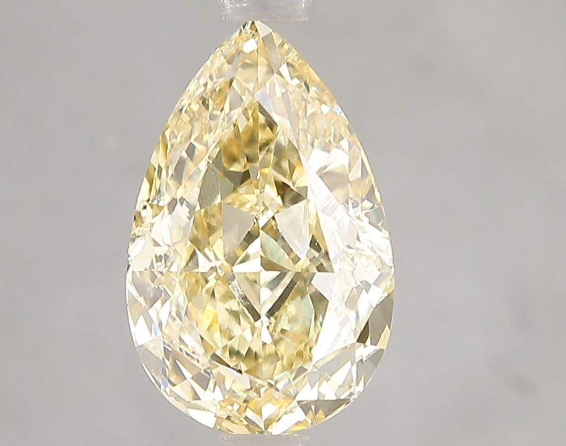 Loose Diamond - PEAR 3.09ct Fancy Intense Yellow VS1: Loose Diamond - PEAR 3.09ct Fancy Intense Yellow VS1 Source: This is a real non-mined Diamond that has been grown in a lab Shape: PEAR Carats: 3.09 Color: Fancy Intense Yellow Certification: IGI Video