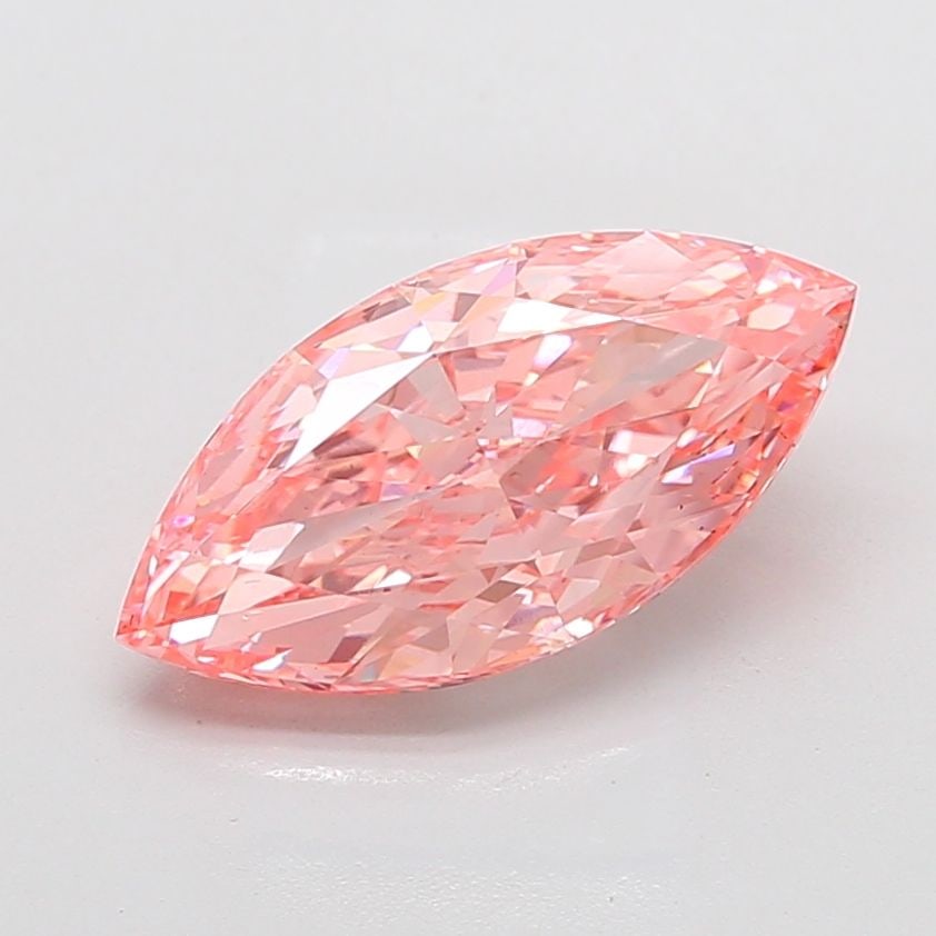 Loose Diamond - MARQUISE 5.0ct Fancy Vivid Pink VS1: Loose Diamond - MARQUISE 5.0ct Fancy Vivid Pink VS1 Source: This is a real non-mined Diamond that has been grown in a lab Shape: MARQUISE Carats: 5.0 Color: Fancy Vivid Pink Certification: IGI Video: