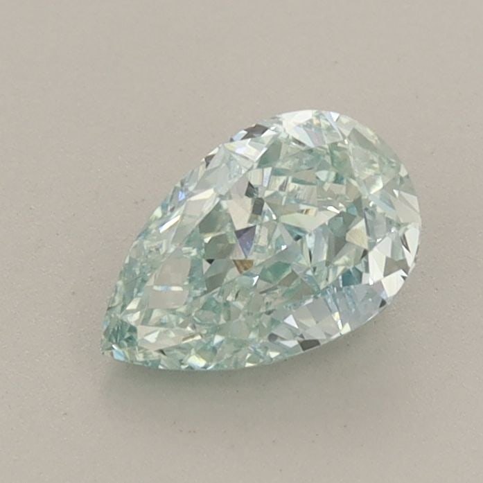 Loose Diamond - PEAR 0.8ct Fancy Intense Blueish Green VVS2 (1 of 1)