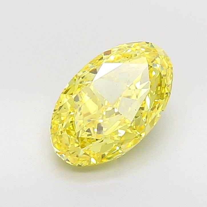 Loose Diamond - OVAL 5.0ct Fancy Vivid Yellow VS2: Loose Diamond - OVAL 5.0ct Fancy Vivid Yellow VS2 Source: This is a real non-mined Diamond that has been grown in a lab Shape: OVAL Carats: 5.0 Color: Fancy Vivid Yellow Certification: IGI Video: