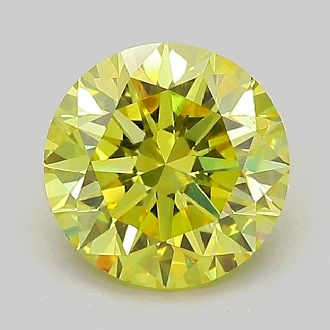 Loose Diamond - ROUND 1.24ct Fancy Vivid Yellow VS1: Loose Diamond - ROUND 1.24ct Fancy Vivid Yellow VS1 Source: This is a real non-mined Diamond that has been grown in a lab Shape: ROUND Carats: 1.24 Color: Fancy Vivid Yellow Certification: IGI Video: