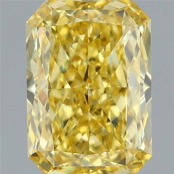 Loose Diamond - RADIANT 2.03ct Fancy Vivid Yellow VS1: Loose Diamond - RADIANT 2.03ct Fancy Vivid Yellow VS1 Source: This is a real non-mined Diamond that has been grown in a lab Shape: RADIANT Carats: 2.03 Color: Fancy Vivid Yellow Certification: IGI Vid