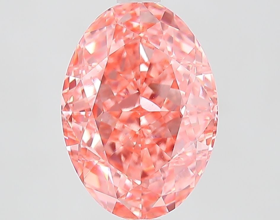 Loose Diamond - OVAL 3.52ct Fancy Vivid Pink VS1 (1 of 1)