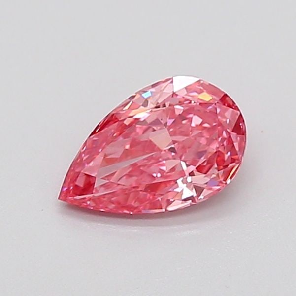 Loose Diamond - PEAR 0.77ct Fancy Intense Reddish Pink VS2: Loose Diamond - PEAR 0.77ct Fancy Intense Reddish Pink VS2 Source: This is a real non-mined Diamond that has been grown in a lab Shape: PEAR Carats: 0.77 Color: Fancy Intense Reddish Pink Certificatio