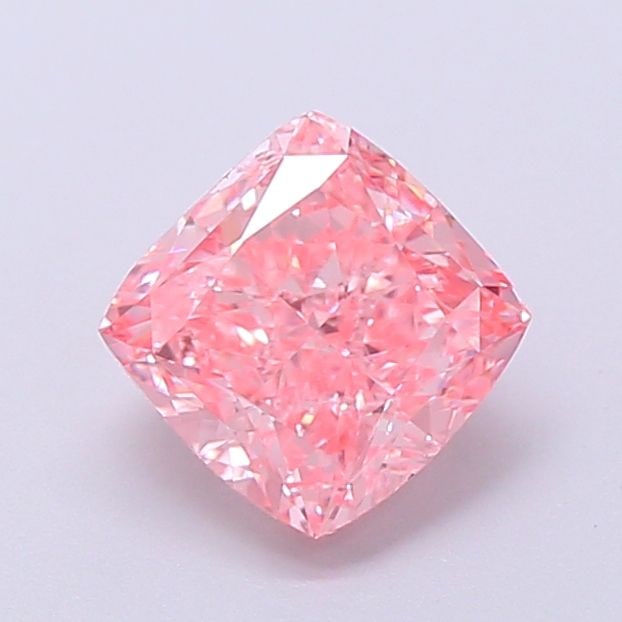 Loose Diamond - CUSHION MODIFIED 1.02ct Fancy Vivid Pink VS1: Loose Diamond - CUSHION MODIFIED 1.02ct Fancy Vivid Pink VS1 Source: This is a real non-mined Diamond that has been grown in a lab Shape: CUSHION MODIFIED Carats: 1.02 Color: Fancy Vivid Pink Certific
