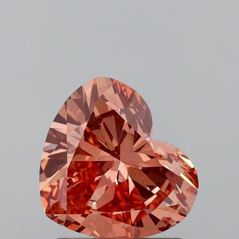 Loose Diamond - HEART 1.17ct Fancy Pinkish Brown VS1: Loose Diamond - HEART 1.17ct Fancy Pinkish Brown VS1 Source: This is a real non-mined Diamond that has been grown in a lab Shape: HEART Carats: 1.17 Color: Fancy Pinkish Brown Certification: IGI Video