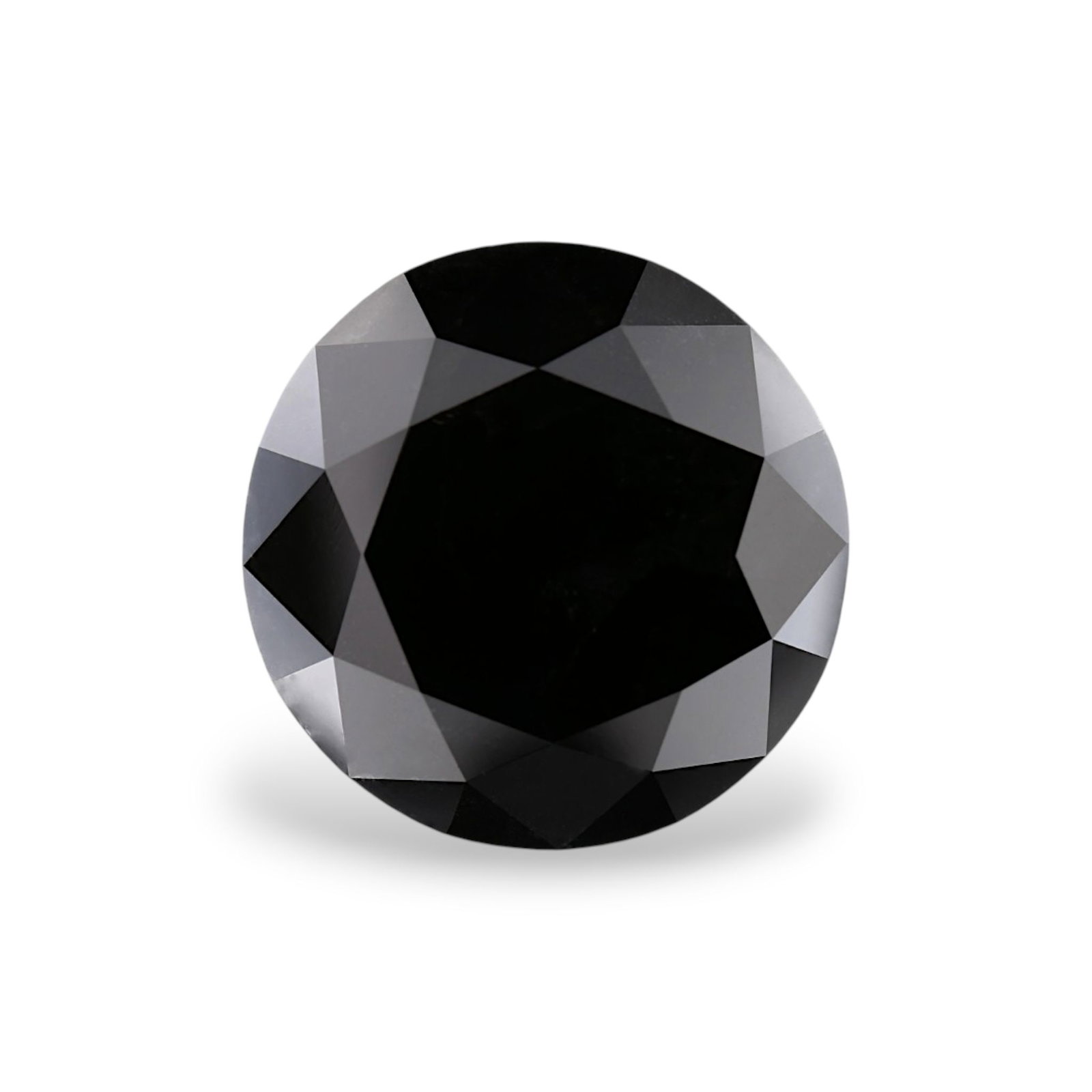 Loose Diamond - ROUND 18.11ct Fancy Black VVS2: Loose Diamond - ROUND 18.11ct Fancy Black VVS2 Source: Natural Shape: ROUND Carats: 18.11 Color: Fancy Black Certification: GIA Video: