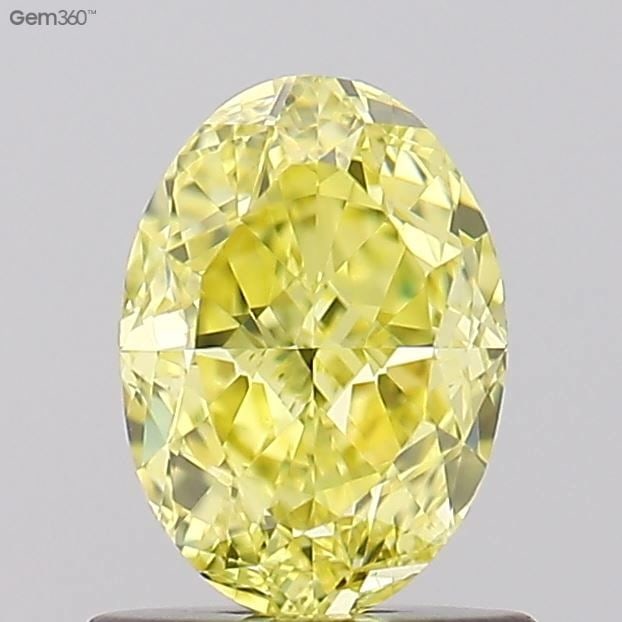 Loose Diamond - OVAL 1.0ct Fancy Intense Yellow VS2: Loose Diamond - OVAL 1.0ct Fancy Intense Yellow VS2 Source: Natural Shape: OVAL Carats: 1.0 Color: Fancy Intense Yellow Certification: GIA Video: