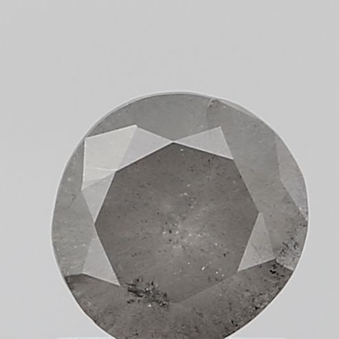 Loose Diamond - ROUND 0.73ct Salt and Pepper VVS2: Loose Diamond - ROUND 0.73ct Salt and Pepper VVS2 Source: Natural Shape: ROUND Carats: 0.73 Color: Salt and Pepper Certification: NONE Video:
