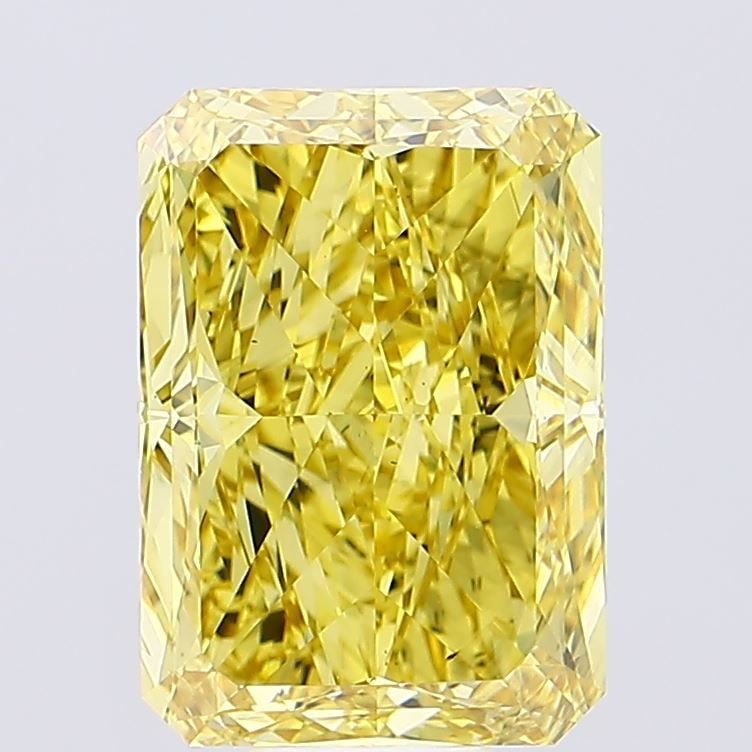 Loose Diamond - RADIANT 10.02ct Fancy Vivid Yellow VS1: Loose Diamond - RADIANT 10.02ct Fancy Vivid Yellow VS1 Source: This is a real non-mined Diamond that has been grown in a lab Shape: RADIANT Carats: 10.02 Color: Fancy Vivid Yellow Certification: IGI V