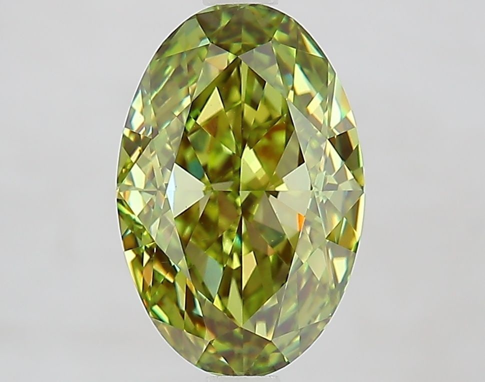 Loose Diamond - OVAL 3.0ct Fancy Vivid Green VS1: Loose Diamond - OVAL 3.0ct Fancy Vivid Green VS1 Source: This is a real non-mined Diamond that has been grown in a lab Shape: OVAL Carats: 3.0 Color: Fancy Vivid Green Certification: IGI Video: