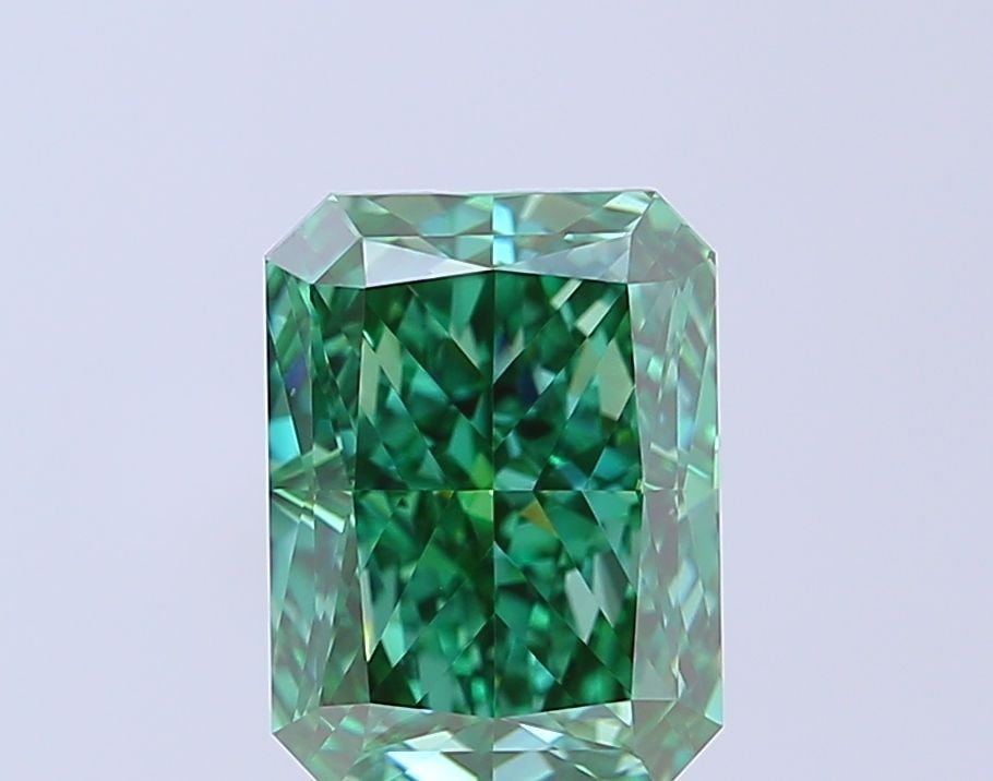 Loose Diamond - RADIANT 3.54ct Fancy Vivid Green VVS2 (1 of 1)
