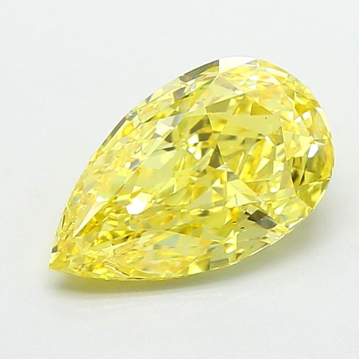Loose Diamond - PEAR 2.08ct Fancy Intense Yellow VS2: Loose Diamond - PEAR 2.08ct Fancy Intense Yellow VS2 Source: This is a real non-mined Diamond that has been grown in a lab Shape: PEAR Carats: 2.08 Color: Fancy Intense Yellow Certification: IGI Video