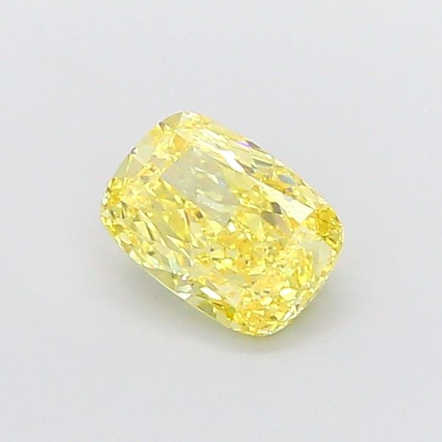 Loose Diamond - CUSHION MODIFIED 2.42ct Fancy Intense Yellow VS2: Loose Diamond - CUSHION MODIFIED 2.42ct Fancy Intense Yellow VS2 Source: This is a real non-mined Diamond that has been grown in a lab Shape: CUSHION MODIFIED Carats: 2.42 Color: Fancy Intense Yellow 