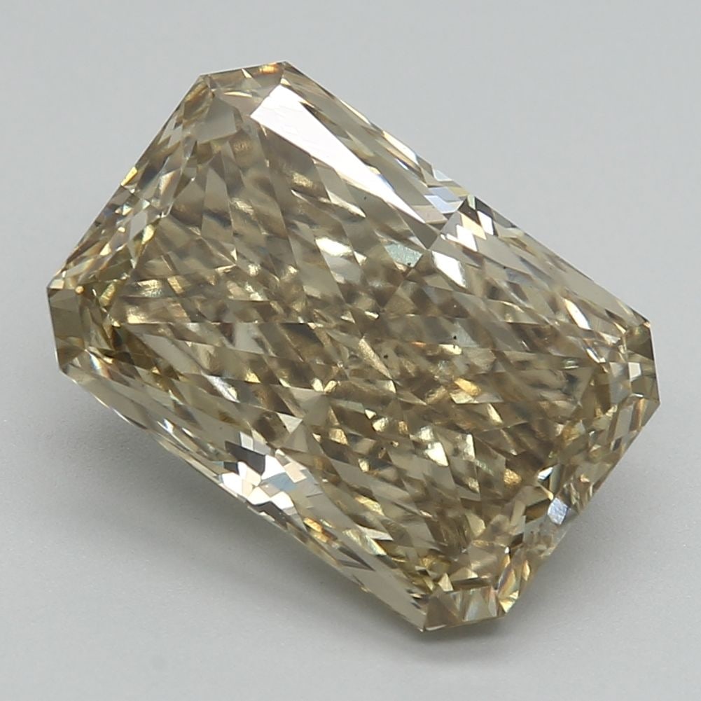 Loose Diamond - RADIANT 5.13ct Fancy Vivid Yellow VS2: Loose Diamond - RADIANT 5.13ct Fancy Vivid Yellow VS2 Source: This is a real non-mined Diamond that has been grown in a lab Shape: RADIANT Carats: 5.13 Color: Fancy Vivid Yellow Certification: NONE Vi