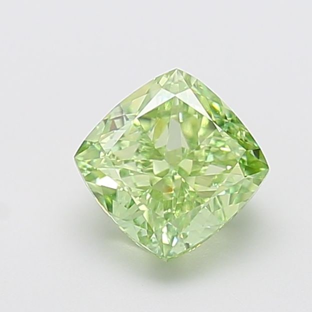 Loose Diamond - CUSHION MODIFIED 2.2ct Fancy Vivid Green VS1: Loose Diamond - CUSHION MODIFIED 2.2ct Fancy Vivid Green VS1 Source: This is a real non-mined Diamond that has been grown in a lab Shape: CUSHION MODIFIED Carats: 2.2 Color: Fancy Vivid Green Certific