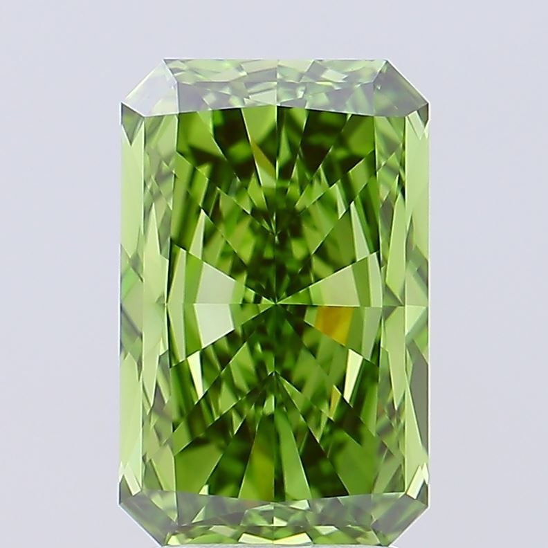 Loose Diamond - RADIANT 3.5ct Fancy Vivid Green VVS1: Loose Diamond - RADIANT 3.5ct Fancy Vivid Green VVS1 Source: This is a real non-mined Diamond that has been grown in a lab Shape: RADIANT Carats: 3.5 Color: Fancy Vivid Green Certification: IGI Video: