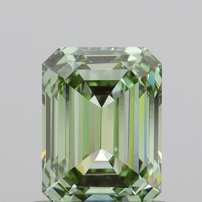 Loose Diamond - EMERALD 1.03ct Fancy Intense Green VVS1: Loose Diamond - EMERALD 1.03ct Fancy Intense Green VVS1 Source: This is a real non-mined Diamond that has been grown in a lab Shape: EMERALD Carats: 1.03 Color: Fancy Intense Green Certification: IGI 