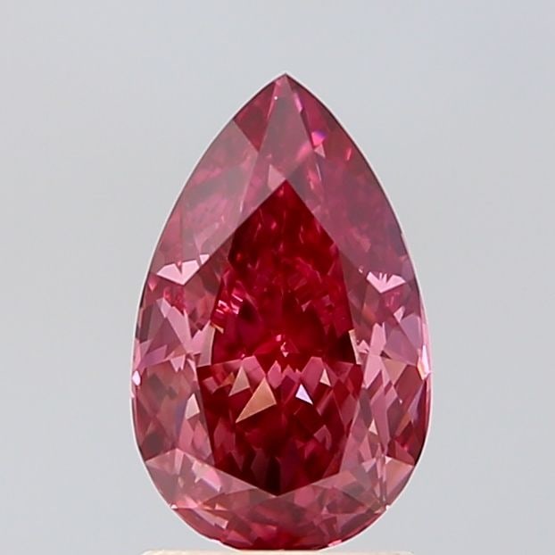 Loose Diamond - PEAR 1.56ct Fancy Deep Red Pink VS1: Loose Diamond - PEAR 1.56ct Fancy Deep Red Pink VS1 Source: This is a real non-mined Diamond that has been grown in a lab Shape: PEAR Carats: 1.56 Color: Fancy Deep Red Pink Certification: IGI The Dia