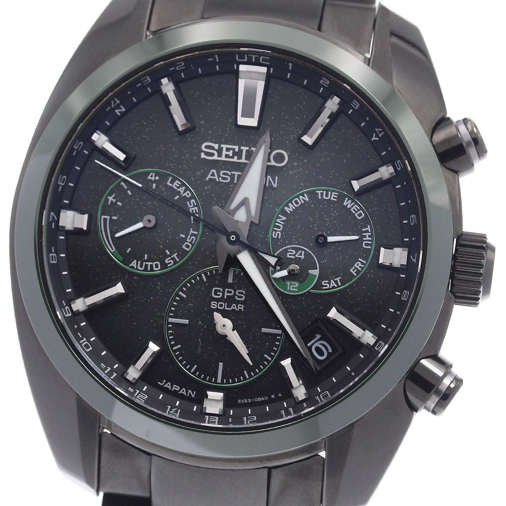 SEIKO Astron 5X Series SBXC079 5X53-0BD0 Men's Solar Radio Watch (1 of 7)