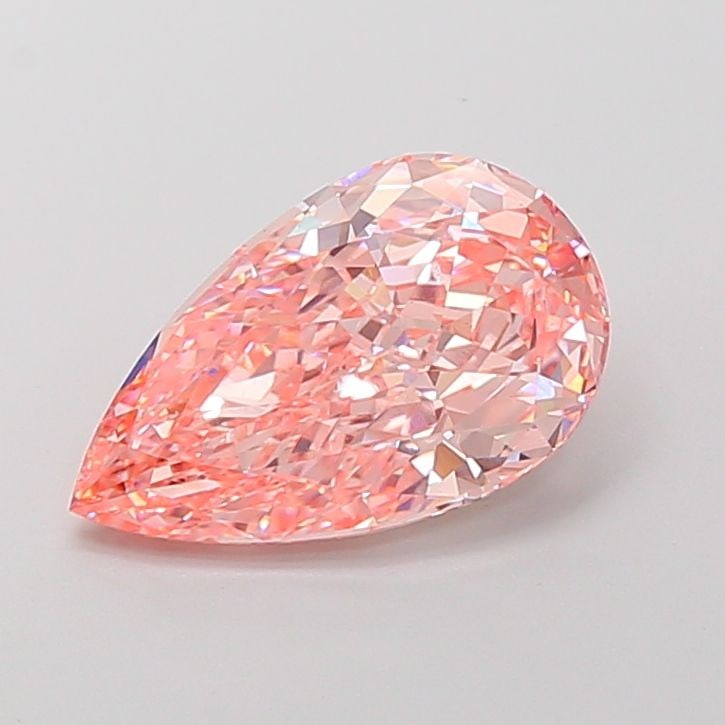Loose Diamond - PEAR 4.01ct Fancy Vivid Pink VS1: Loose Diamond - PEAR 4.01ct Fancy Vivid Pink VS1 Source: This is a real non-mined Diamond that has been grown in a lab Shape: PEAR Carats: 4.01 Color: Fancy Vivid Pink Certification: IGI Video: Video