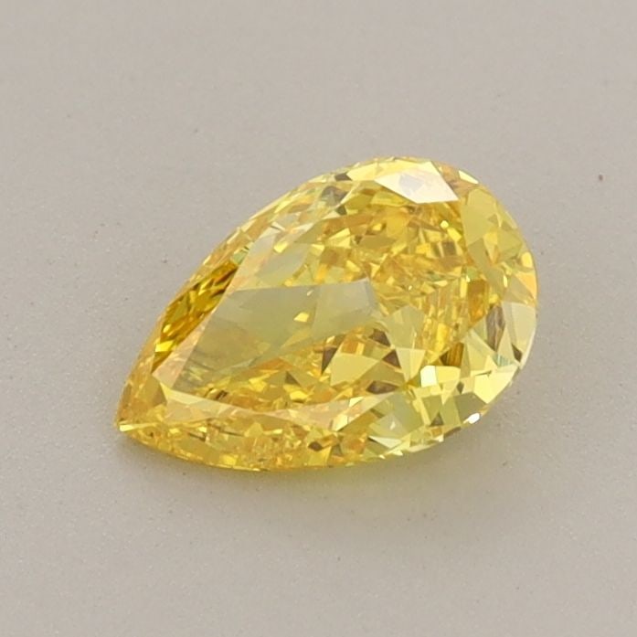 Loose Diamond - PEAR 0.54ct Fancy Vivid Yellow VVS2: Loose Diamond - PEAR 0.54ct Fancy Vivid Yellow VVS2 Source: This is a real non-mined Diamond that has been grown in a lab Shape: PEAR Carats: 0.54 Color: Fancy Vivid Yellow Certification: IGI Video: