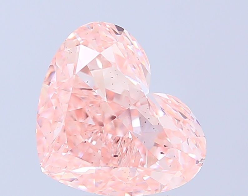 Loose Diamond - HEART 4.02ct Fancy Vivid Pink VS2: Loose Diamond - HEART 4.02ct Fancy Vivid Pink VS2 Source: This is a real non-mined Diamond that has been grown in a lab Shape: HEART Carats: 4.02 Color: Fancy Vivid Pink Certification: IGI Video:
