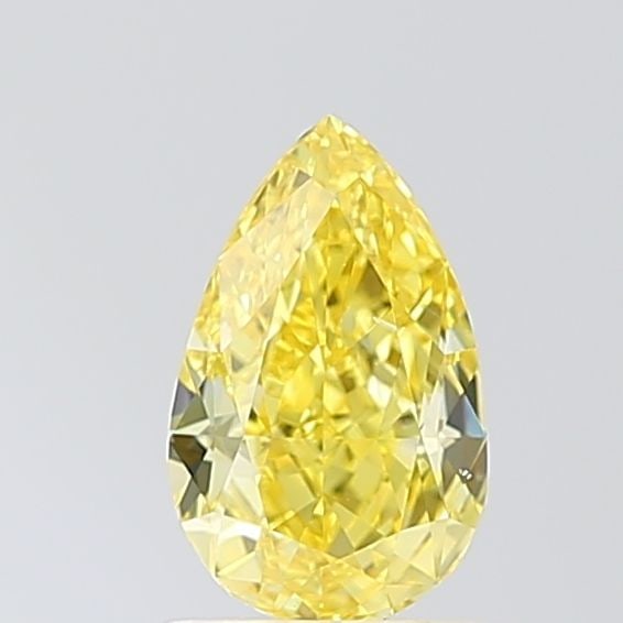 Loose Diamond - PEAR 1.01ct Fancy Vivid Yellow VS2: Loose Diamond - PEAR 1.01ct Fancy Vivid Yellow VS2 Source: This is a real non-mined Diamond that has been grown in a lab Shape: PEAR Carats: 1.01 Color: Fancy Vivid Yellow Certification: IGI Video: