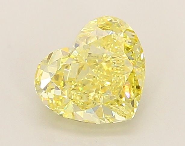 Loose Diamond - HEART 1.0ct Fancy Intense Yellow VS1: Loose Diamond - HEART 1.0ct Fancy Intense Yellow VS1 Source: This is a real non-mined Diamond that has been grown in a lab Shape: HEART Carats: 1.0 Color: Fancy Intense Yellow Certification: IGI Video