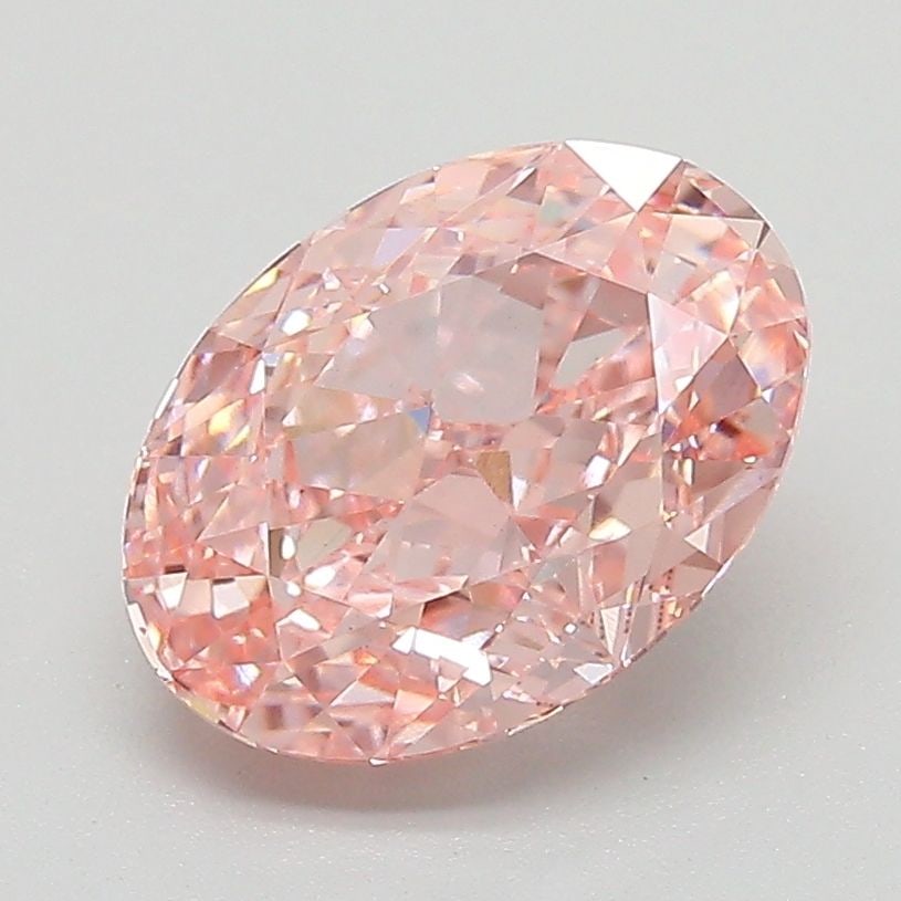 Loose Diamond - OVAL 2.24ct Fancy Vivid Pink VS2: Loose Diamond - OVAL 2.24ct Fancy Vivid Pink VS2 Source: This is a real non-mined Diamond that has been grown in a lab Shape: OVAL Carats: 2.24 Color: Fancy Vivid Pink Certification: IGI Video: