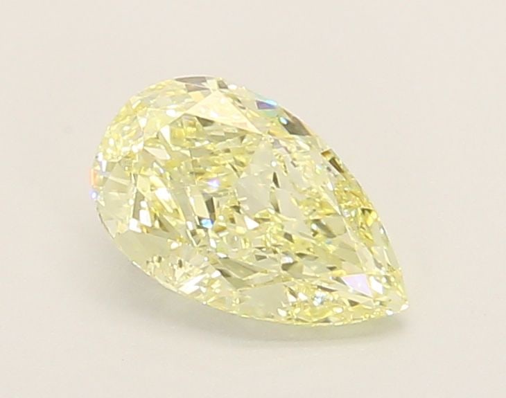 Loose Diamond - PEAR 1.05ct Fancy Light Yellow VS1: Loose Diamond - PEAR 1.05ct Fancy Light Yellow VS1 Source: This is a real non-mined Diamond that has been grown in a lab Shape: PEAR Carats: 1.05 Color: Fancy Light Yellow Certification: IGI Video: