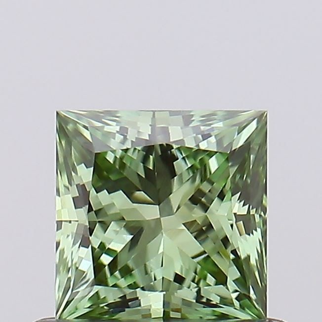 Loose Diamond - PRINCESS 0.51ct Fancy Vivid Green VS1: Loose Diamond - PRINCESS 0.51ct Fancy Vivid Green VS1 Source: This is a real non-mined Diamond that has been grown in a lab Shape: PRINCESS Carats: 0.51 Color: Fancy Vivid Green Certification: NONE Vi